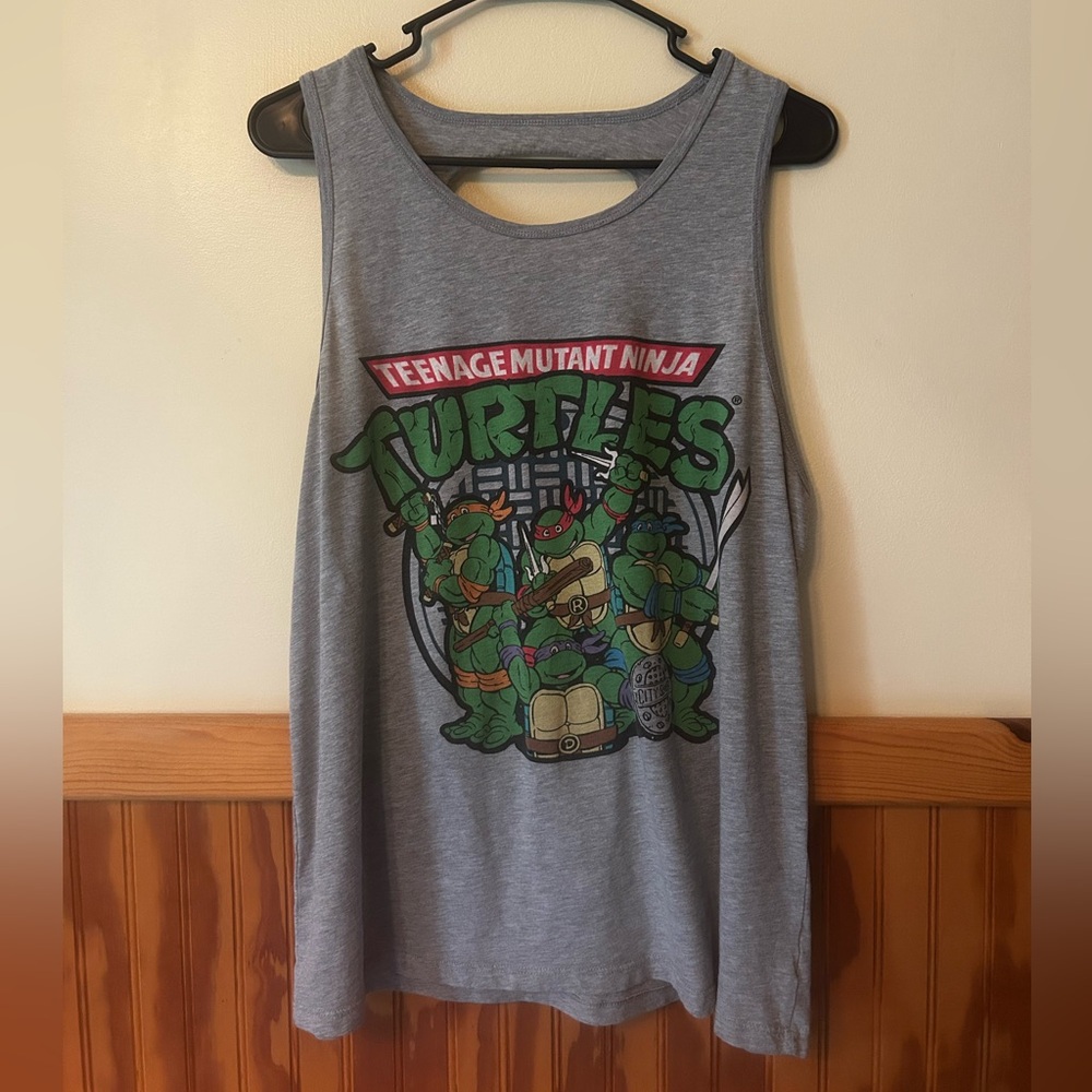 Nickelodeon Gray and Green Teenage Mutant Ninja Turtles  Tank